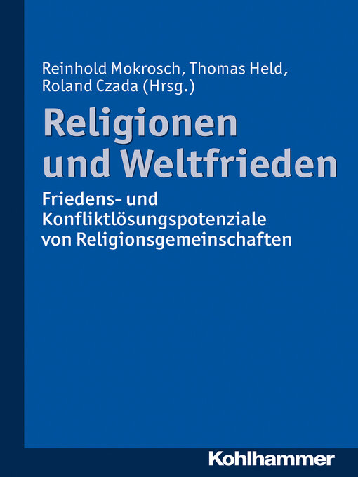 Title details for Religionen und Weltfrieden by Reinhold Mokrosch - Available